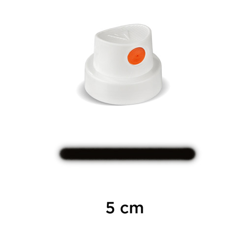 Molotow 9006 Silent Pat Cap (White/Orange)
